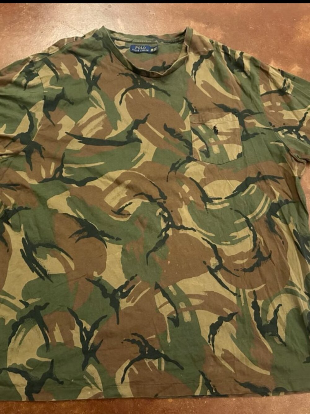 Polo Ralph Lauren Camo Pocket T-Shirt Men's Size 3XB
